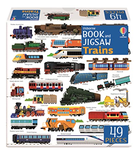Usborne Book and Jigsaw Trains von Usborne